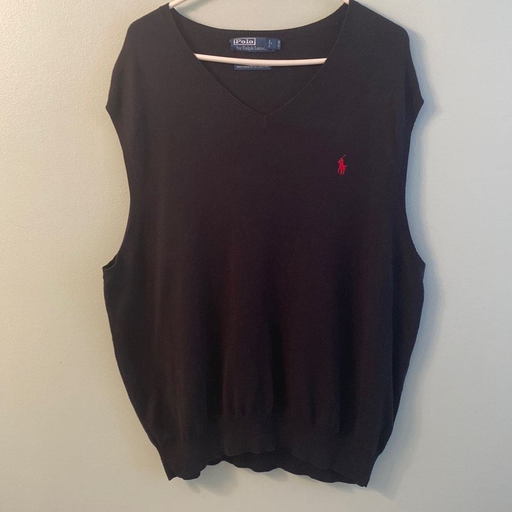 Polo Ralph Lauren black cotton vest